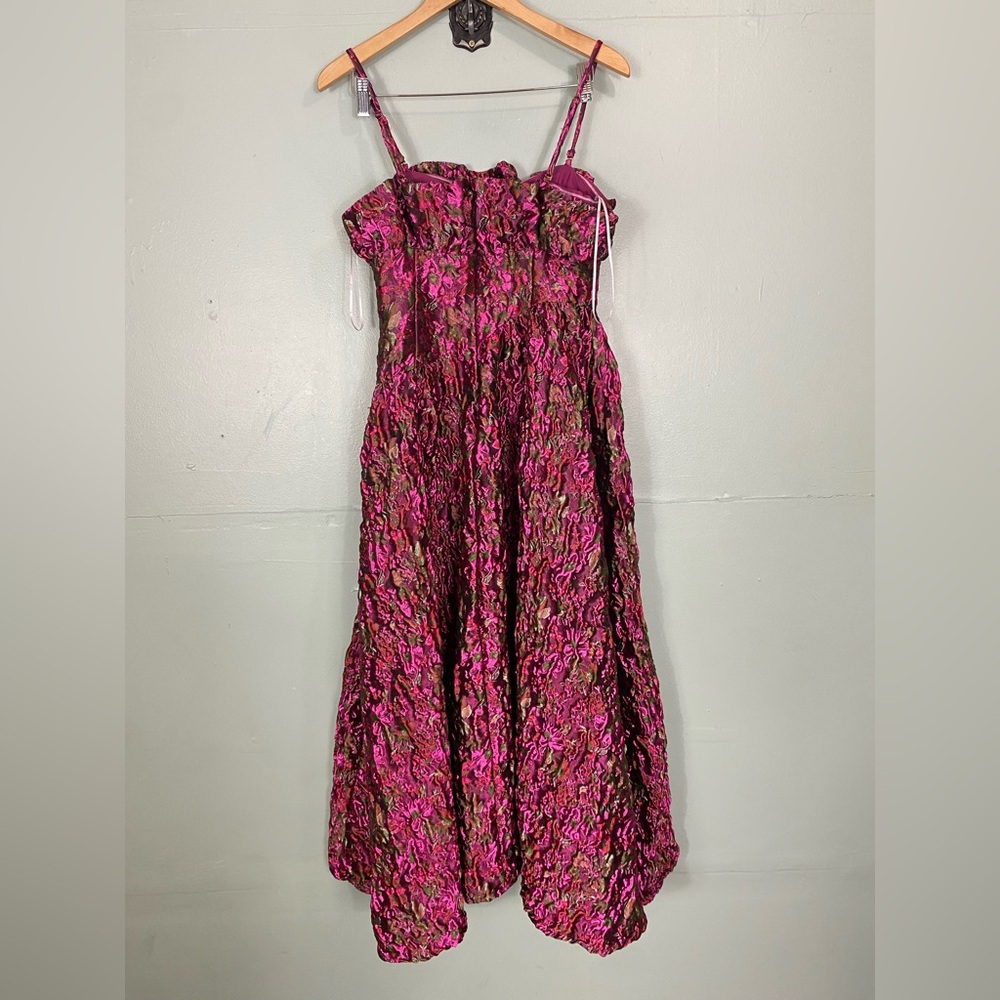 Elliatt Fuchsia Floral Strapless Maxi Dress - Picture 11 of 15